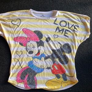 Vintage Disney Parks Minnie and Mickey shirt